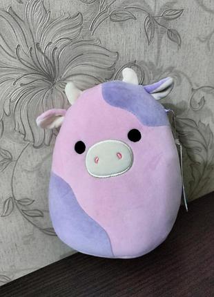 Оригинальный squishmallow корова патти (patty cow) 23 см с бирками
