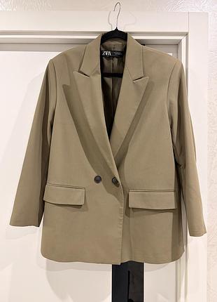 Піджак жіночий zara хакі