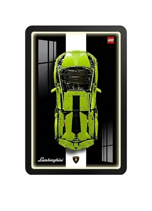 Настенная рамка-подставка для конструктора lego technic lamborghini sián fkp 37