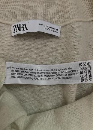 Жіноча кофта zara 100% вовна 4