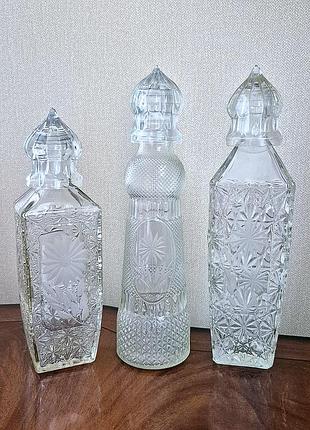 Пляшка вінтажна колекційна срср бутилка штоф вінтаж