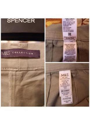Распродажа!! шикарные укороченные брюки бренда m&amp;s collection 9