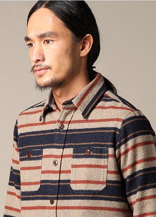 Чоловіча рубашка в смужку  edwin japan