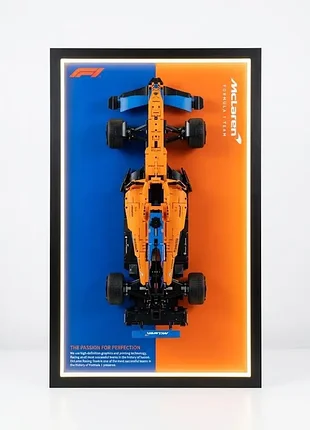 Настенная рамка-подставка для конструктора lego technic mclaren formula 1 team