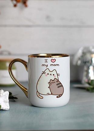 Чашка с котиками для мамы