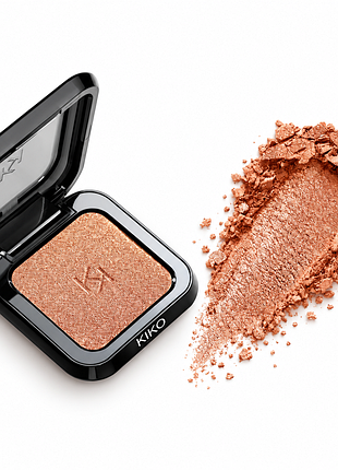 Тени для век kiko milano maxi mod high pigment eyeshadow - 12 heat signal - теплый оранжево-золотистый (000304-12)