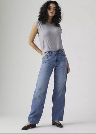 Жіночі джинси levi's baggy dad сині 25/32