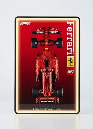 Настінна рамка-підставка для конструктора lego technic ferrari formula sf-24