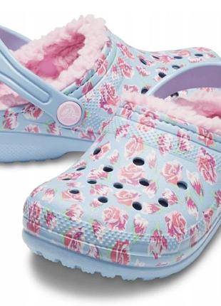 Утеплені оригінальні crocs в ідеальному стані с9 р.26 16см