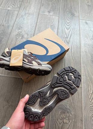 Кросівки чоловічі asics gel-preleus бежевий коричневий сірий
