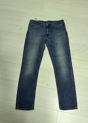 Джинси чоловічі levi’s 511 сині (w34 l32) легкі