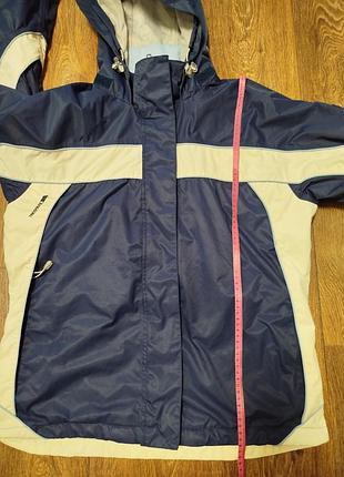 Лижна куртка trespass waterproof / breathable синя з бежевим розмір м