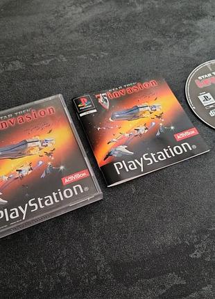 Диск star trek invasion (playstation one)