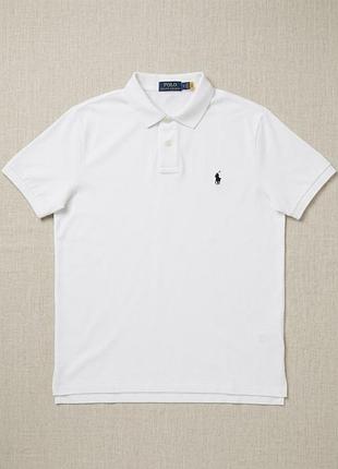 Біле поло polo ralph lauren xxxl