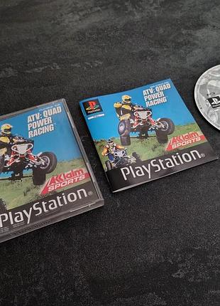 Диск atv quad power racing (playstation one)