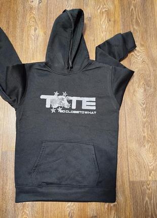 Худі унісекс tate mcrae чорне колекційне розмір м