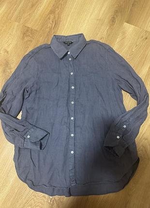 Льняна сорочка massimo dutti