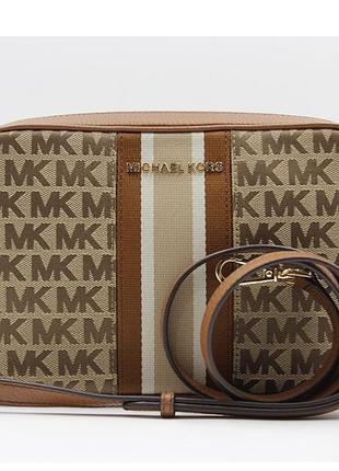 Сумка через плечо michael kors. модель jet set