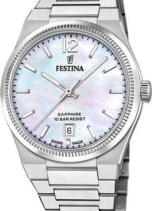 Женские часы festina rive swiss made f20052/1 оригинал гарантия