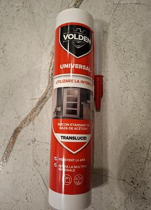 Герметик силіконовий volden universal translucid