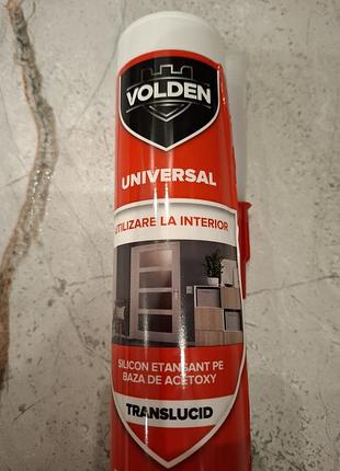 Герметик силіконовий volden universal translucid 3