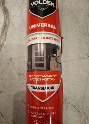 Герметик силіконовий volden universal translucid 5