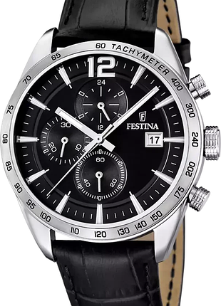 Чоловічий годинник festina timeless chronograph f16760/4 оригінал гарантія