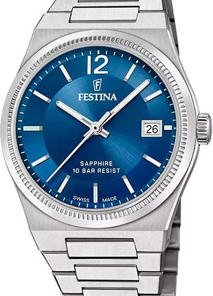 Женские часы festina rive swiss made f20035/4 оригинал гарантия