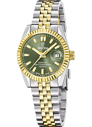 Женские часы festina classic steel swiss made f20088/4 оригинал гарантия