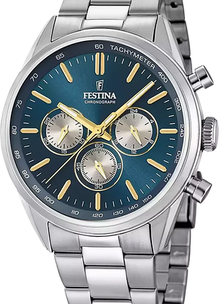 Мужские часы festina timeless chronograph f16820/c оригинал гарантия