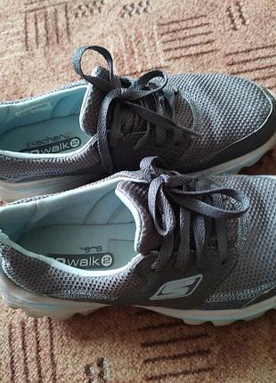 Кросівки skechers go walk 2 сірі 36 (23 см)