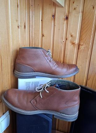 Мужские кожаные коричневые ботинки от barbour readhead