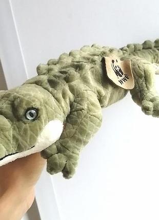 Крокодил anna club plush wwf м'яка іграшка реалістична алігатор реалістика