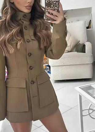 Жіночий тренч zara бежевий