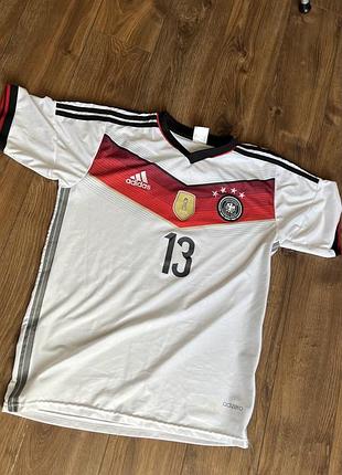 Футбольна форма сбірної німеччини (мюллер). чоловіча. germany, muller. розмір m..