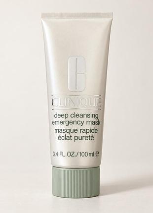Clinique deep cleansing emergency mask 100 мл — очищувальна маска