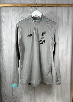 New balance 1/4 zip кофта спортивна з гарним дизайном оригінал розмір м