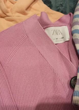 Кофты hm, zara, next на девочку 4-6 лет 2