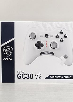 Ігрові приставки msi force gc30 v2 wireless controller white