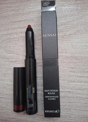 Помада-карандаш для губ sensai silky design rouge