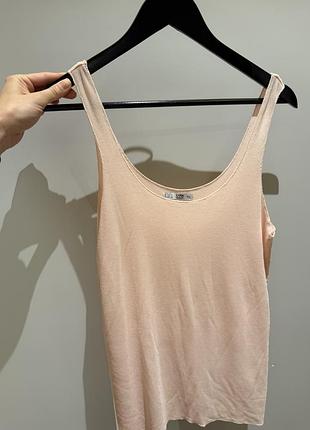 Майка жіноча zara пудрового кольору