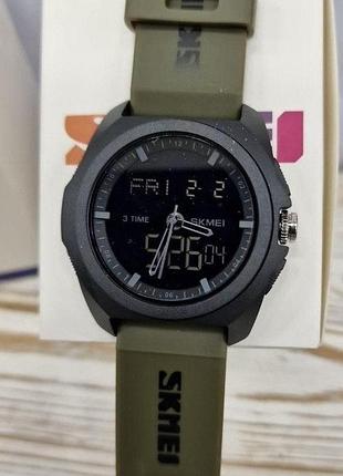 Чоловічий годинник skmei sport 2199-b1a3 оригінал гарантія