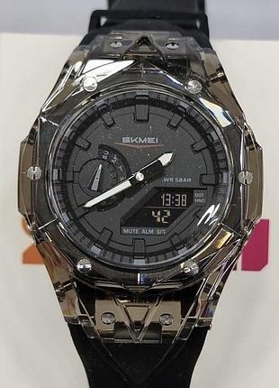 Чоловічий годинник skmei sport 2411-b1a1 оригінал гарантія