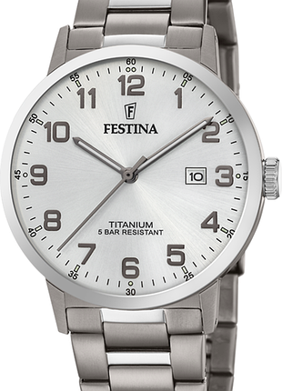 Мужские часы festina titanium f20435/1 оригинал гарантия