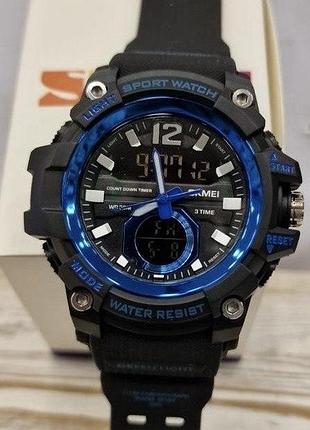 Мужские часы skmei sport 1725-b2b1 оригинал гарантия