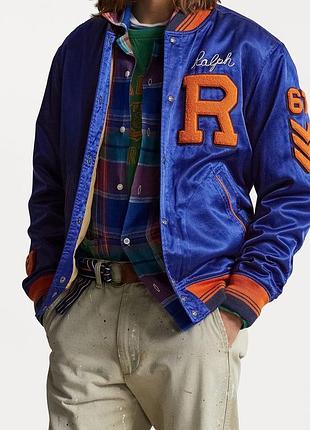 Чоловіча куртка бомбер polo ralph lauren  size l стан ідеал