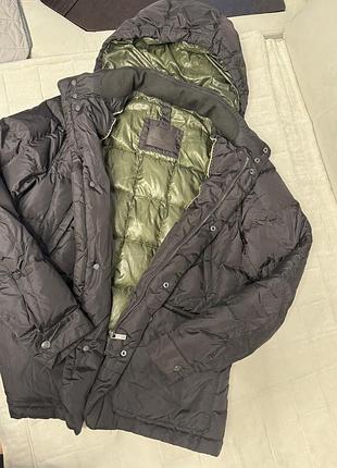Куртка чоловіча massimo dutti пуховик чорна