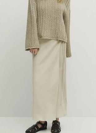 Massimo dutti новый свитер сетка оверсайз 3