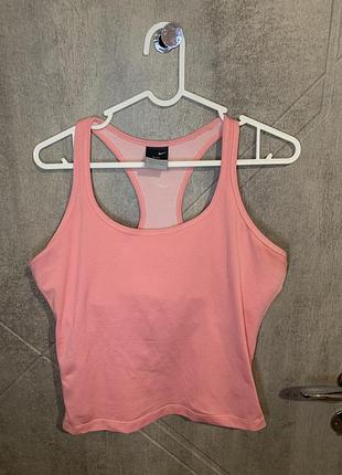 Жіноча спортивна майка nike dri-fit рожева 🩷