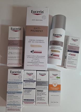 Набор дневной крем против пигментации кожи с тонирующим эффектом eucerin anti-pigment tinted spf 30